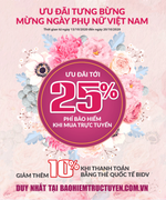 BIC ưu đãi tới 25% phí bảo hiểm nhân ngày Phụ nữ Việt Nam
