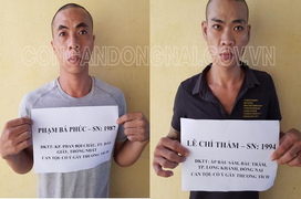 Tạm giữ hình sự 2 thanh niên cầm kiếm chém người vì cho rằng bị nhìn đểu