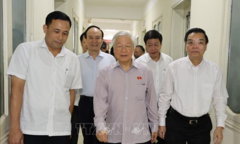 Tổng Bí thư, Chủ tịch nước Nguyễn Phú Trọng tiếp xúc cử tri Hà Nội