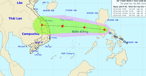 Bão số 7 vừa qua, Biển Đông lại chuẩn bị đón áp thấp nhiệt đới