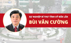 Infographic: Sự nghiệp Bí thư Tỉnh ủy Đắk Lắk Bùi Văn Cường