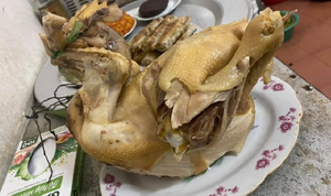 Sai lầm khi luộc gà khiến da nứt, thịt khô 