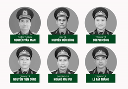 Infographic: Chân dung 13 liệt sỹ hy sinh khi làm nhiệm vụ cứu nạn ở Rào Trăng 3