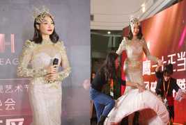 Tống Thiến bị chê 'thảm họa' khi hóa thân Nữ thần Kim Ưng