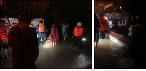 Lũ dâng nhanh trong đêm, người Quảng Trị lên mạng cầu cứu