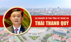 Infographic: Sự nghiệp Bí thư Tỉnh ủy Nghệ An Thái Thanh Quý