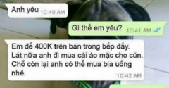 Vợ cạn lời khi chồng 'ăn chặn' tiền của... cún 