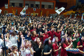 Tân sinh viên được truyền cảm hứng trong sự kiện chào năm học mới