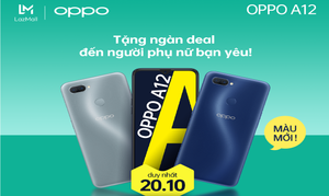 OPPO A12 ra mắt màu mới, độc quyền trên Lazada: Tặng ngàn deal nhân ngày 20/10