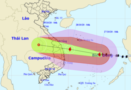 Bão số 9 đi vào vùng biển Đà Nẵng đến Phú Yên, giật cấp 17