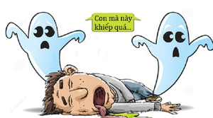 Bị vợ tẩn mà cứ tưởng là ma