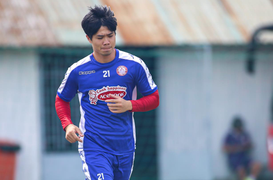 Công Phượng trở lại tập luyện nhưng không ra sân đối đầu HAGL