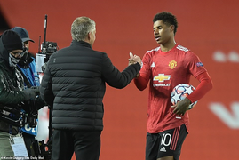 Kết quả Cúp C1: Rashford lập hattrick, Man Utd vùi dập đội đứng đầu Bundesliga