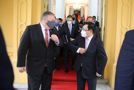 Ảnh: Ngoại trưởng Pompeo thăm Việt Nam, hội đàm Phó Thủ tướng Phạm Bình Minh