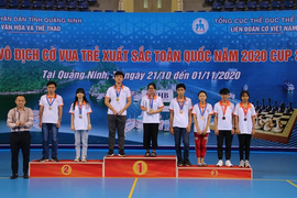 Kết thúc giải Cờ vua trẻ xuất sắc toàn quốc 2020: TPHCM nhất toàn đoàn