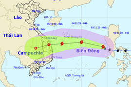 Bão số 10 giật cấp 12 vào Biển Đông, hướng vào các tỉnh Đà Nẵng đến Phú Yên