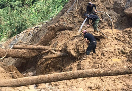 Bão số 10 gây mưa lớn, Quảng Nam cảnh báo lũ quét trên sông, suối vùng núi