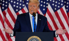Tổng thống Trump tuyên bố chiến thắng dù chưa kiểm phiếu xong