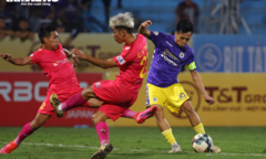 Trực tiếp Hà Nội FC 4-2 Sài Gòn FC: Tấn Trường mắc lỗi