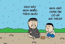 Vì sao thầy bói thích trời mưa?