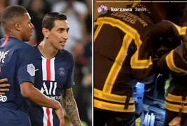 10 cầu thủ PSG suýt 'chết ngạt' trong thang máy