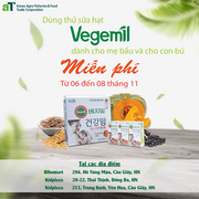 Dùng thử sữa hạt Vegemil cho mẹ dáng thon, con luôn khỏe