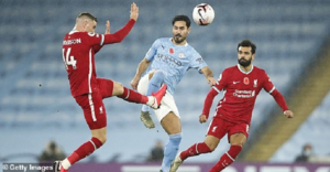 Kevin De Bruyne đá hỏng phạt đền, Man City hòa Liverpool 