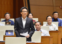 Trực tiếp: Phó Thủ tướng Vũ Đức Đam trả lời chất vấn 