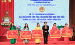 Tuyên dương các nhà giáo mẫu mực của Thủ đô năm 2020