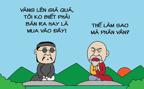 Vàng tăng giá, thầy bói không biết nên làm gì