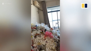 Video: 4 tháng không đổ rác, người thuê nhà để lại căn hộ ngập rác ở Trung Quốc