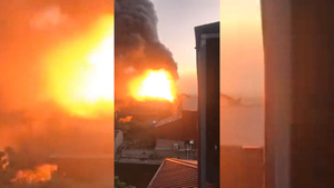 Video: Xưởng gỗ ở Nam Định nổ lớn như bom