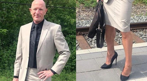 Ông bố 3 con khiến mọi người ngỡ ngàng khi đột ngột có ý thích mặc váy đi làm