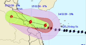 Bão số 13 tiếp tục giảm cấp, cách Đà Nẵng-Thừa Thiên Huế 130km
