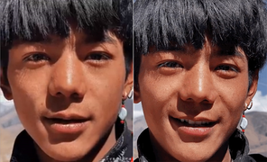 Vẻ đẹp ngây thơ và hoang dại giúp chàng trai Tây Tạng nổi tiếng sau một đêm 