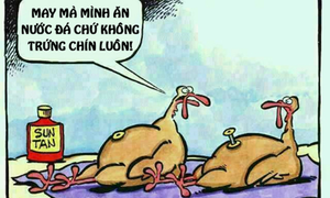 Rụng rời nghe quý ông 'chém gió' về trời nóng