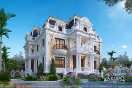 Top 5 mẫu biệt thự cổ điển Pháp đang được ưa chuộng nhất