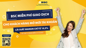BSC miễn phí giao dịch chứng khoán