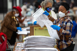 Sau loạt lỗi, kết quả kiểm phiếu lại ở bang chiến trường Georgia ra sao?