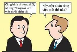 Ngã ngửa vì thằng bạn được thăng chức 