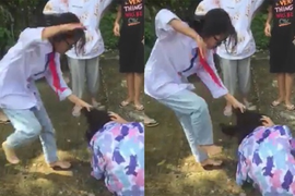 Đình chỉ học 1 tuần nhóm nữ sinh Thanh Hoá đánh hội đồng bạn