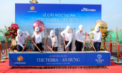 Văn Phú - Invest tổ chức lễ cất nóc dự án The Terra - An Hưng