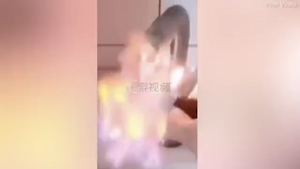 Video: Nước sinh hoạt bốc cháy như xăng tại Trung Quốc