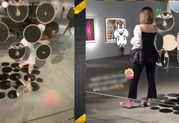 Báo động hành vi xâm hại tác phẩm nghệ thuật để 'sống ảo' của giới trẻ