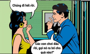 Tranh nhau đón con rơi con vãi 