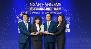 BIDV tiếp tục là 'Ngân hàng SME tốt nhất Việt Nam'