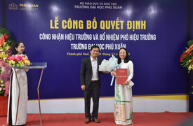 Đại học Phú Xuân có hiệu trưởng mới thay TS Đàm Quang Minh