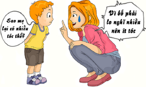 Vì sao đàn bà không hói đầu?