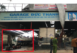 Xe bồn trong gara phát nổ như bom, 3 người bị thương nặng