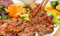 Thịt bò nướng cay vừa ăn vừa xuýt xoa